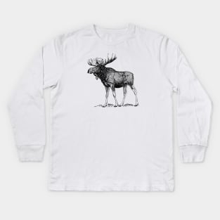 Moose Kids Long Sleeve T-Shirt